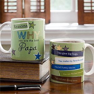 Personalized Coffee Mugs for Him   Reasons Youre The Best