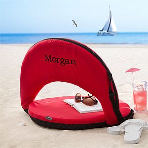 Personalized Folding Beach Chair   On The Go