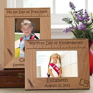 Personalized Kids Pictures Frames   1st Day of School