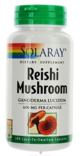 Solaray   Reishi Mushroom 600 mg.   100 Capsules