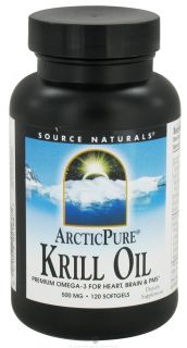 Source Naturals   ArcticPure Krill Oil 500 mg.   120 Softgels