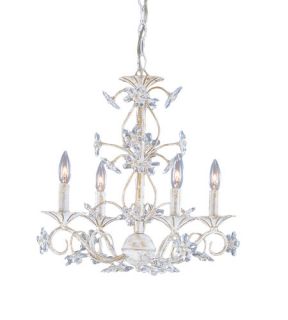 Abbie 4 Light Mini Chandeliers in Antique White 5404 AW