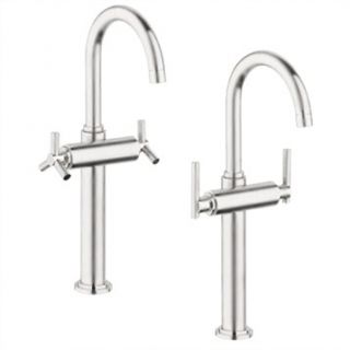 Grohe Atrio Deck Mount Vessel Faucet   Infinity Brushed Nickel