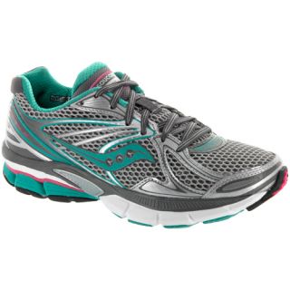 Saucony Hurricane 15 Saucony Womens Running Shoes Silver/Green/Pink
