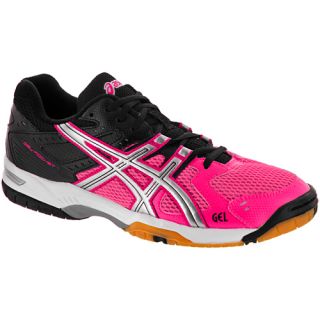 ASICS GEL Rocket 6 ASICS Womens Indoor, Squash, Racquetball Shoes Pink/Silver/