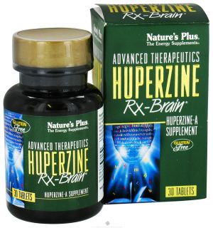 Natures Plus   Advanced Therapeutics Huperzine RX Brain   30 Tablets