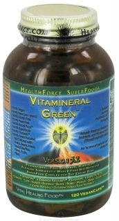 HealthForce Nutritionals   Vitamineral Green Version 5.2   120 Vegetarian Capsules