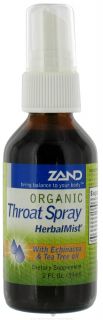 Zand   HerbalMist Throat Spray with Echinacea & Tea Tree Oil Organic   2 oz.