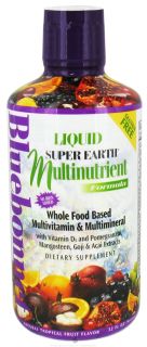 Bluebonnet Nutrition   Liquid Super Earth Multinutrient Formula No Iron Added Natural Tropical Fruit Flavor   32 oz.