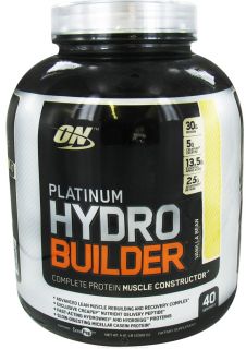 Optimum Nutrition   Platinum Hydrobuilder Vanilla Bean 40 Servings   4.41 lbs.