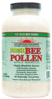 YS Organic Bee Farms   Fresh Bee Pollen Whole Granules   16 oz.