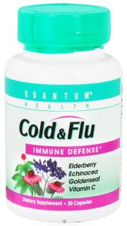 Quantum Health   Cold & Flu Immune Defense   30 Capsules