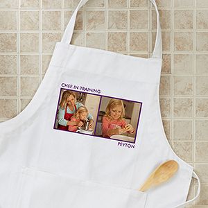Personalized Kids Photo Apron   Two Photos   Picture Perfect