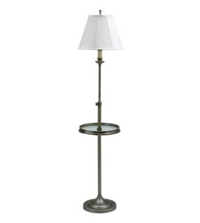Club 1 Light Floor Lamps in Antique Silver CL202 AS