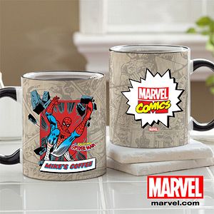 Personalized Superhero Coffee Mugs   Spiderman, Wolverine, Iron Man, Hulk