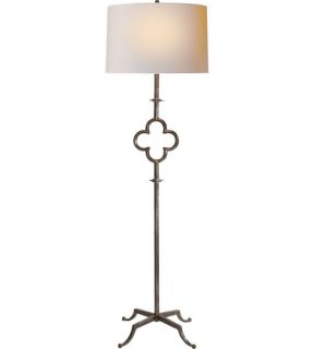 Suzanne Kasler Quatrefoil 2 Light Floor Lamps in Aged Iron With Wax SK1500AI L