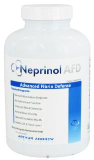 Arthur Andrew Medical   Neprinol Advanced Fibrin Defense 500 mg.   300 Capsules