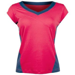 Bolle Tropical Punch Cap Sleeve Top 8753 Bolle Womens Tennis Apparel