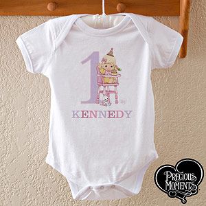 Personalized Babys First Birthday Bodysuit   Precious Moments