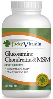 LuckyVitamin   Glucosamine Chondroitin & MSM   120 Tablets
