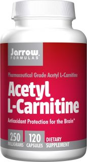 Jarrow Formulas   Acetyl L Carnitine 250 mg.   120 Capsules