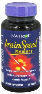 Natrol   Brain Speed Memory   60 Tablets
