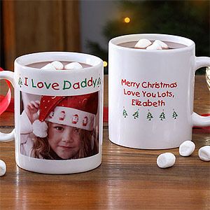 Personalized Holiday Photo Coffee Mug   Loving You