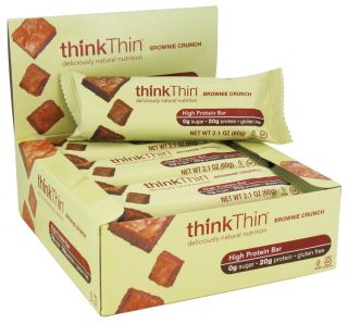 Think Products   thinkThin Protein Bar Brownie Crunch   2.1 oz.