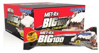 MET Rx   Big 100 Colossal Meal Replacement Bar Super Cookie Crunch   3.52 oz.