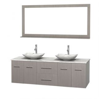 Centra 72 Double Bathroom Vanity Set for Vessel Sinks by Wyndham Collection   G
