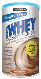 Biochem by Country Life   100% Whey Protein Powder Sugar Free Chocolate Fudge   15.2 oz.