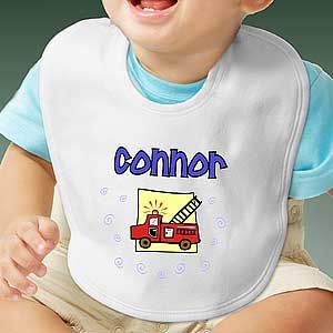 Personalized Baby Bib   Hes All Boy