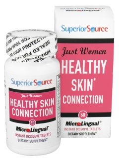 Superior Source   Just Women Healthy Skin Instant Dissolve   60 Tablets DAILY DEAL
