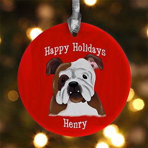 Personalized Dog Breed Christmas Ornaments