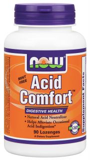 NOW Foods   Acid Comfort Digestive Health   90 Lozenges