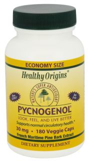 Healthy Origins   Pycnogenol 30 mg.   180 Vegetarian Capsules