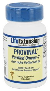 Life Extension   Provinal Purified Omega 7 210 mg.   30 Softgels