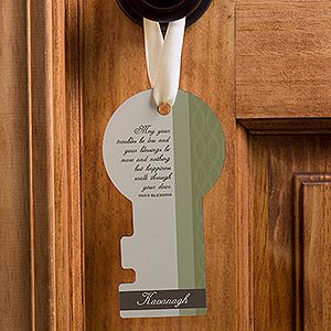 Personalized Irish Blessing Door Key