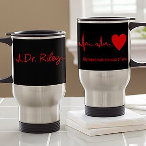 Personalized Doctor Travel Mugs   Heart of Caring