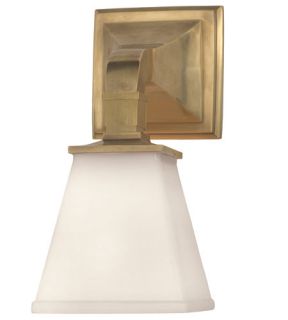 E.F. Chapman Angle 1 Light Bathroom Vanity Lights in Antique Burnished Brass CHD1510AB WG