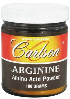 Carlson Labs   L Arginine Amino Acid Powder 3000 mg.   100 Grams