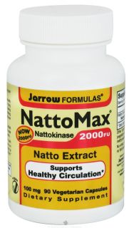 Jarrow Formulas   NattoMax 100 mg.   90 Vegetarian Capsules