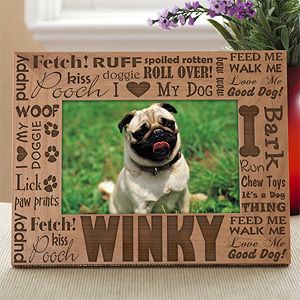Personalized Dog Picture Frames   Good Dog