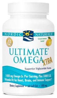 Nordic Naturals   Ultimate Omega Xtra Lemon 1000 mg.   60 Softgels