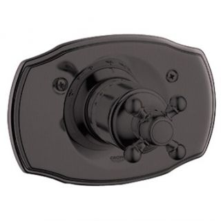 Grohe Geneva Thermostat Trim with Cross Handle   Oil Rubbed Bronze