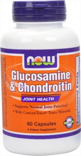 NOW Foods   Glucosamine and Chondroitin (Joint Support Factors)   60 Capsules