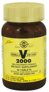 Solgar   Formula VM 2000 Multinutrient Formula   60 Tablets