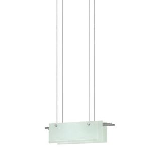 Suspended Glass Slim 18 Inch LED Pendant Light