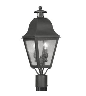 Amwell 2 Light Post Lights & Accessories in Black 2552 04