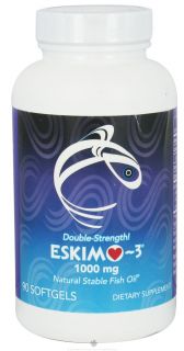 Enzymatic Therapy   Eskimo 3 Double Strength Fish Oil 1000 mg.   90 Softgels